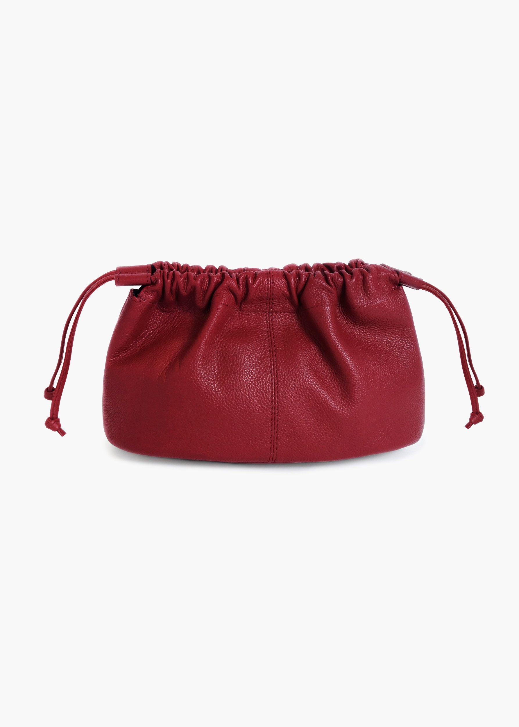 Celia Bordeaux Leather Crossbody Bag