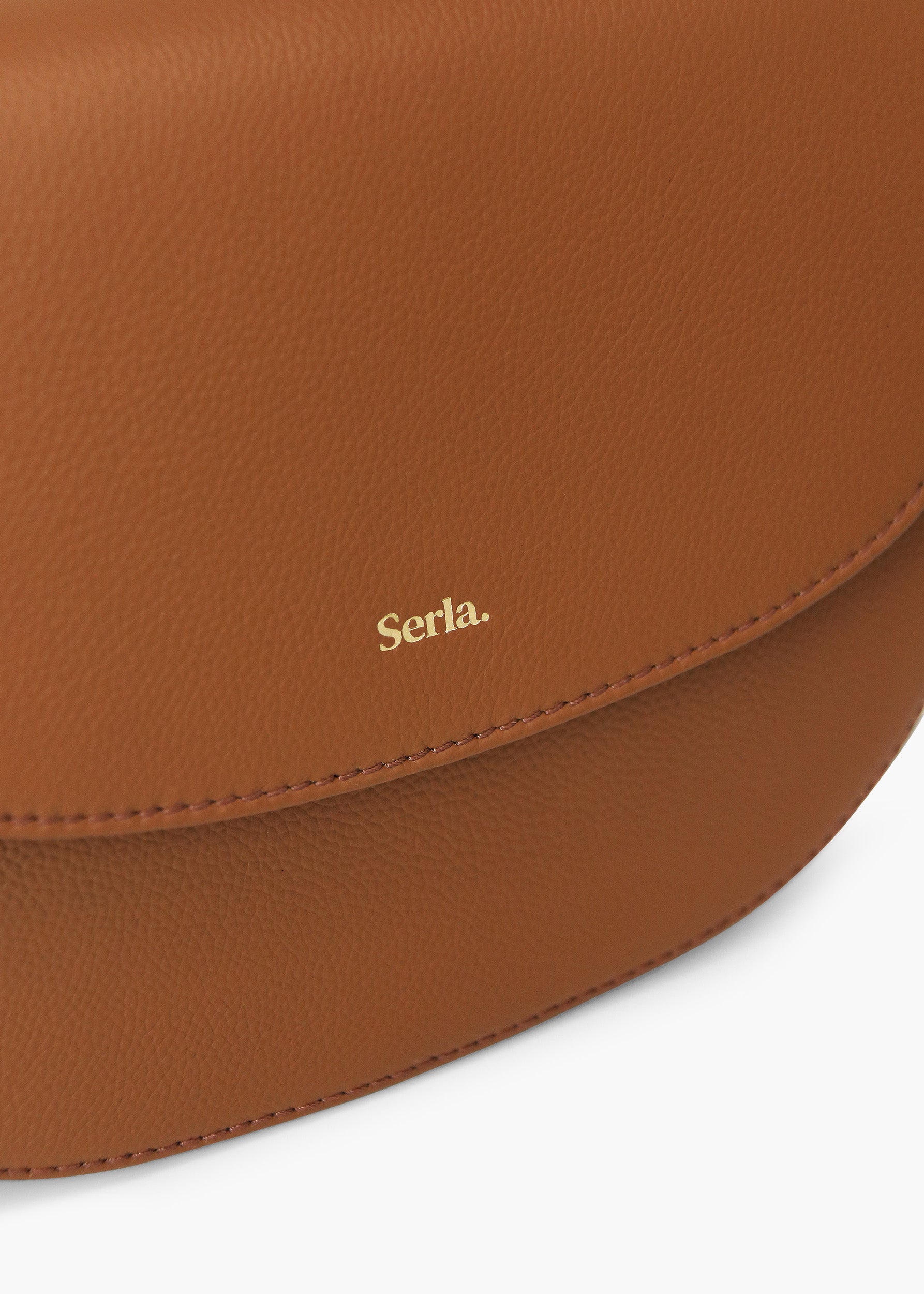 Elise Tan Leather Crossbody Bag