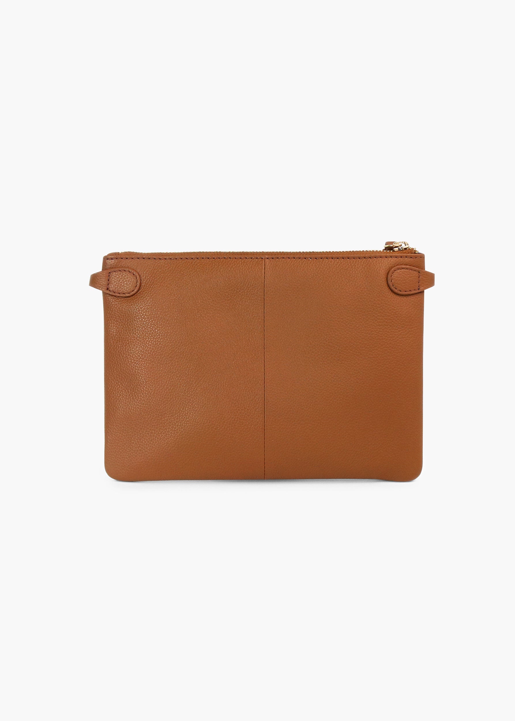 Poppy Tan Leather Crossbody Bag