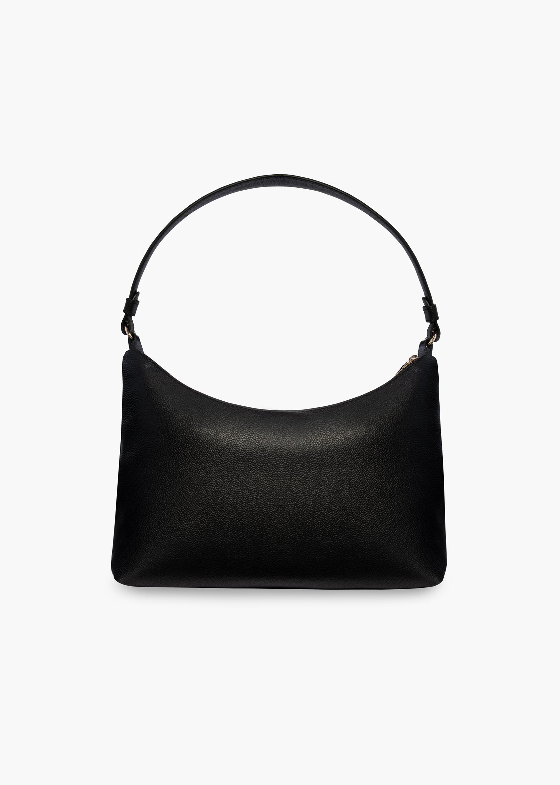 Juliet Black Leather Shoulder Bag