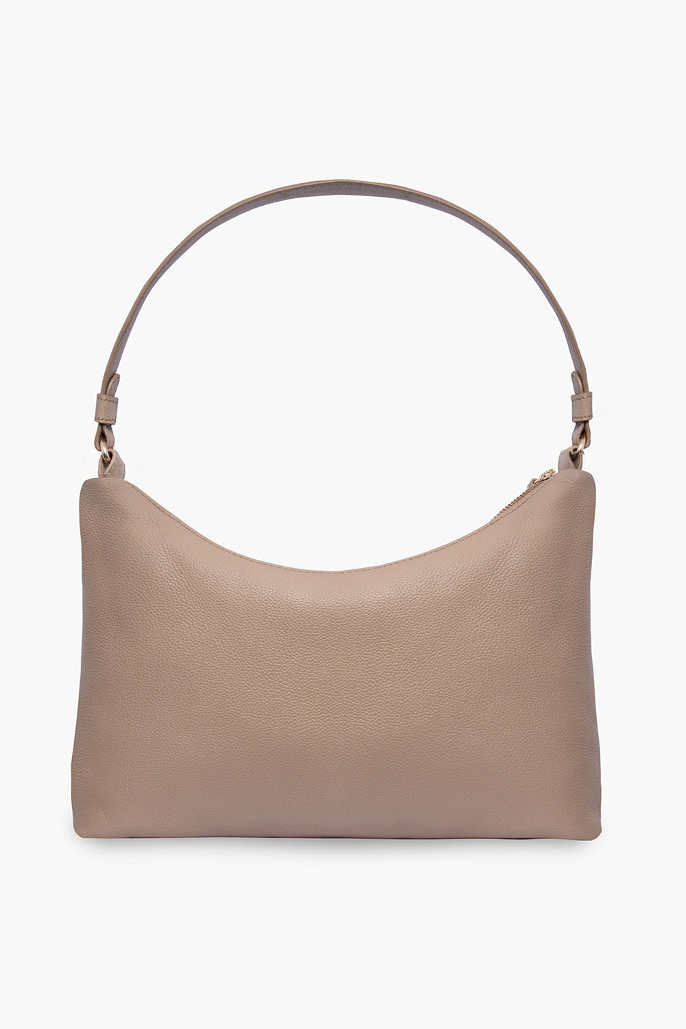Juliet Taupe Leather Shoulder Bag