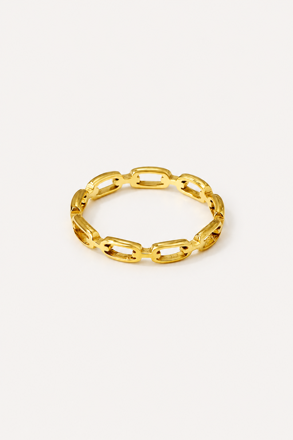 Gold Plated Link Ring